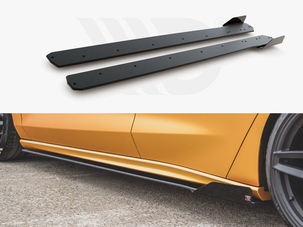 Street PRO Side Skirt Diffusers (+flaps) Ford Focus ST / ST-Line Mk4