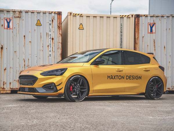 Street PRO Side Skirt Diffusers (+flaps) Ford Focus ST / ST-Line Mk4