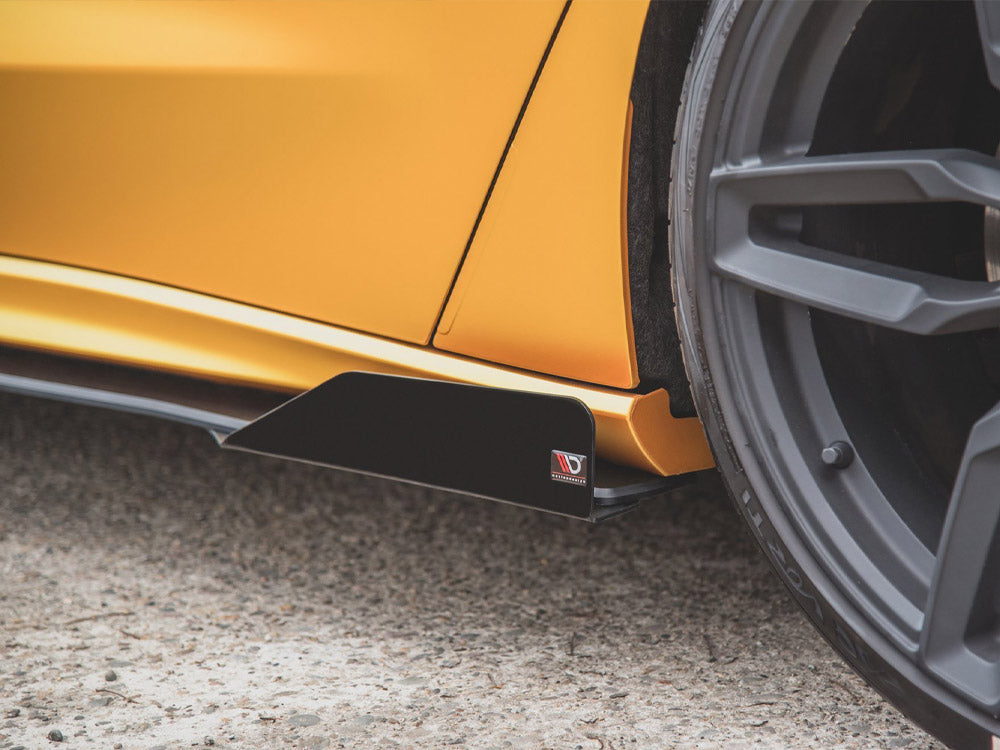 Street PRO Side Skirt Diffusers (+flaps) Ford Focus ST / ST-Line Mk4