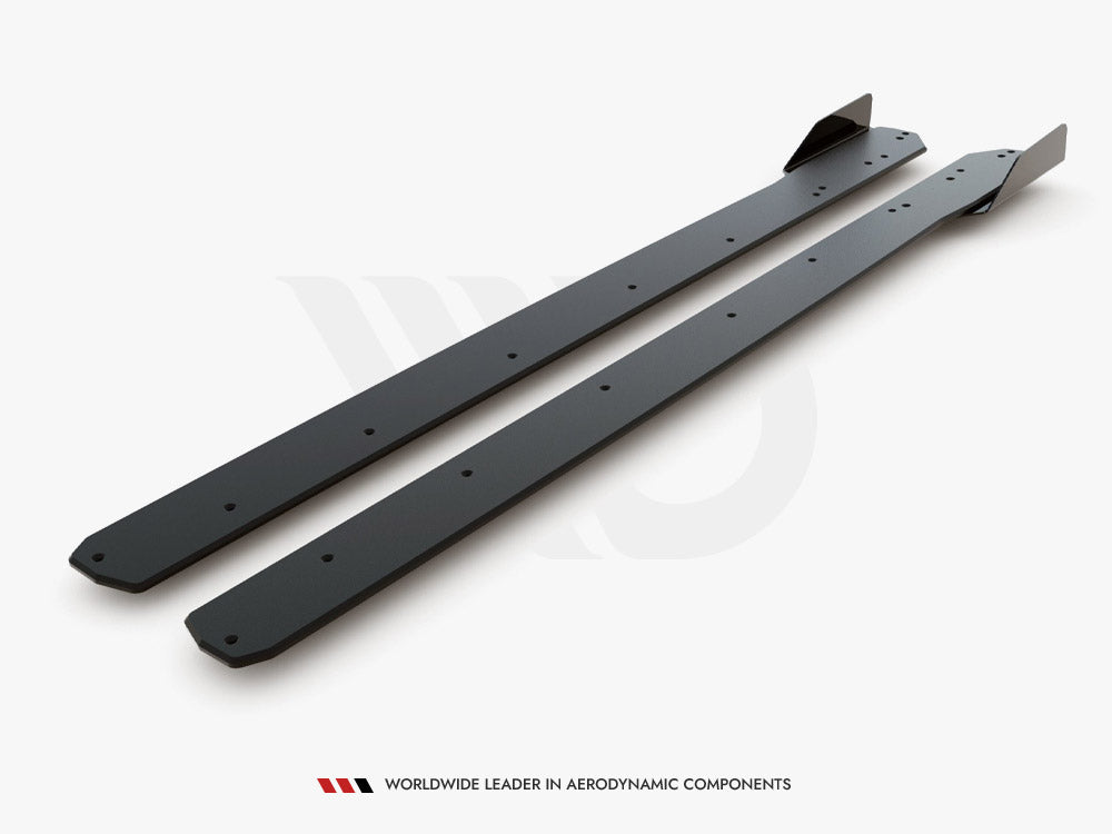 Street PRO Side Skirt Diffusers (+flaps) Ford Focus ST / ST-Line Mk4