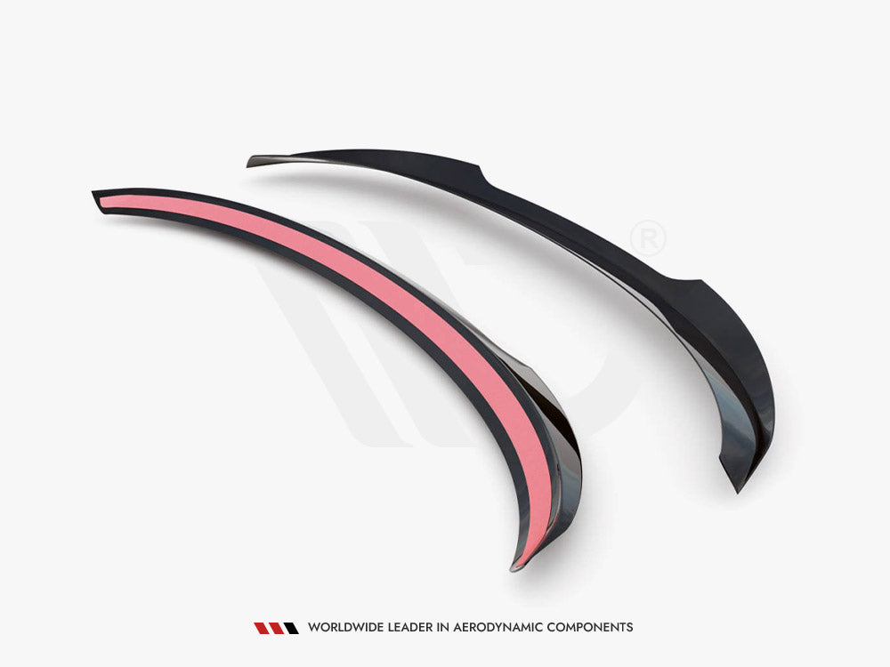 Spoiler CAP V.1 compatible with Ford Focus ST-Line Estate Mk4 - Carbon Look