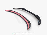 Spoiler CAP V.1 compatible with Ford Focus ST-Line Estate Mk4 - Carbon Look