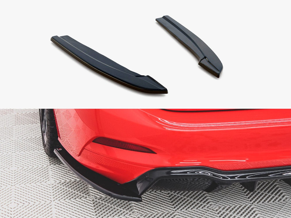 Rear Side Splitters V.3 (For Rear Valance V.1) compatible with Ford Focus ST-Line Estate Mk4