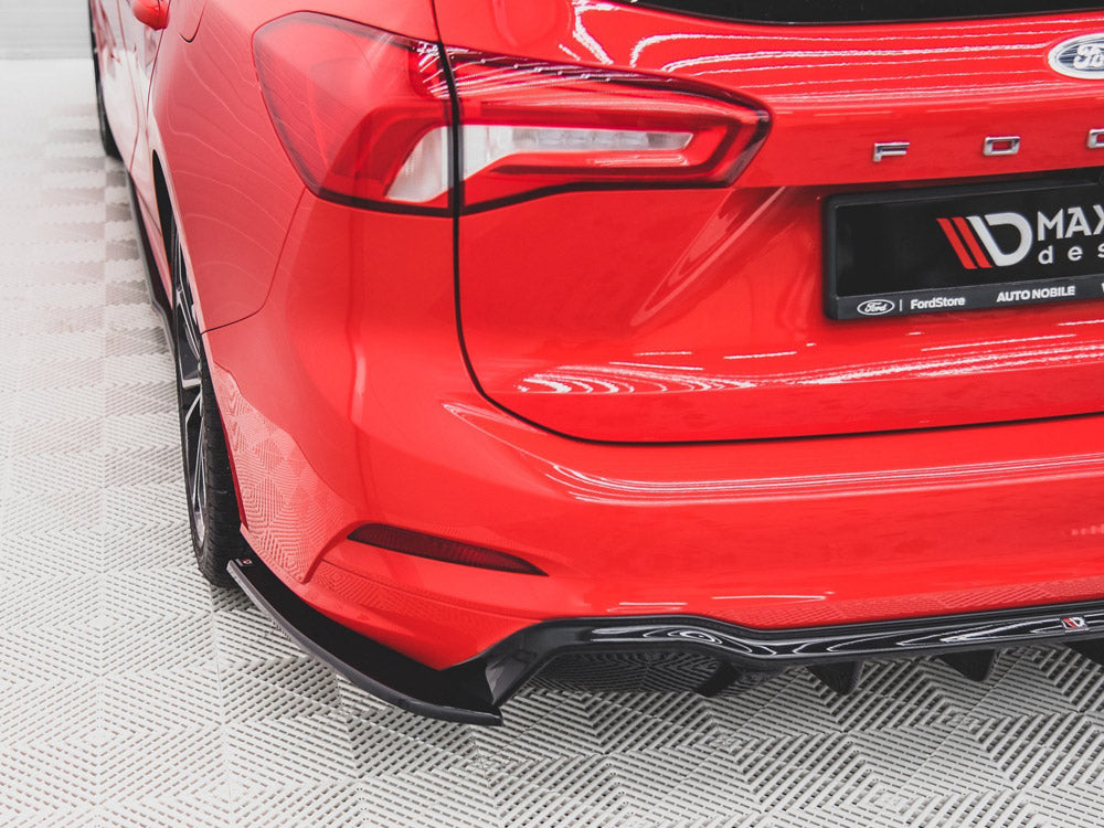 Rear Side Splitters V.3 (For Rear Valance V.1) compatible with Ford Focus ST-Line Estate Mk4