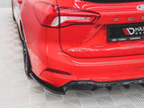 Rear Side Splitters V.3 (For Rear Valance V.1) compatible with Ford Focus ST-Line Estate Mk4