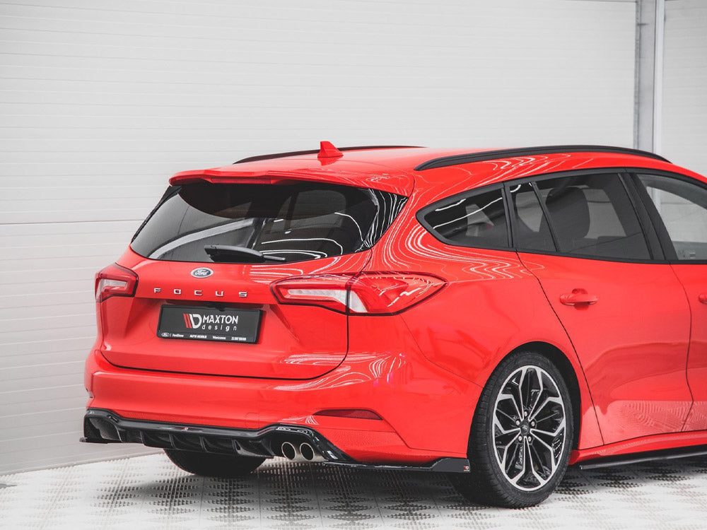 Rear Side Splitters V.4 (For Rear Valance V.1) compatible with Ford Focus ST-Line Estate Mk4
