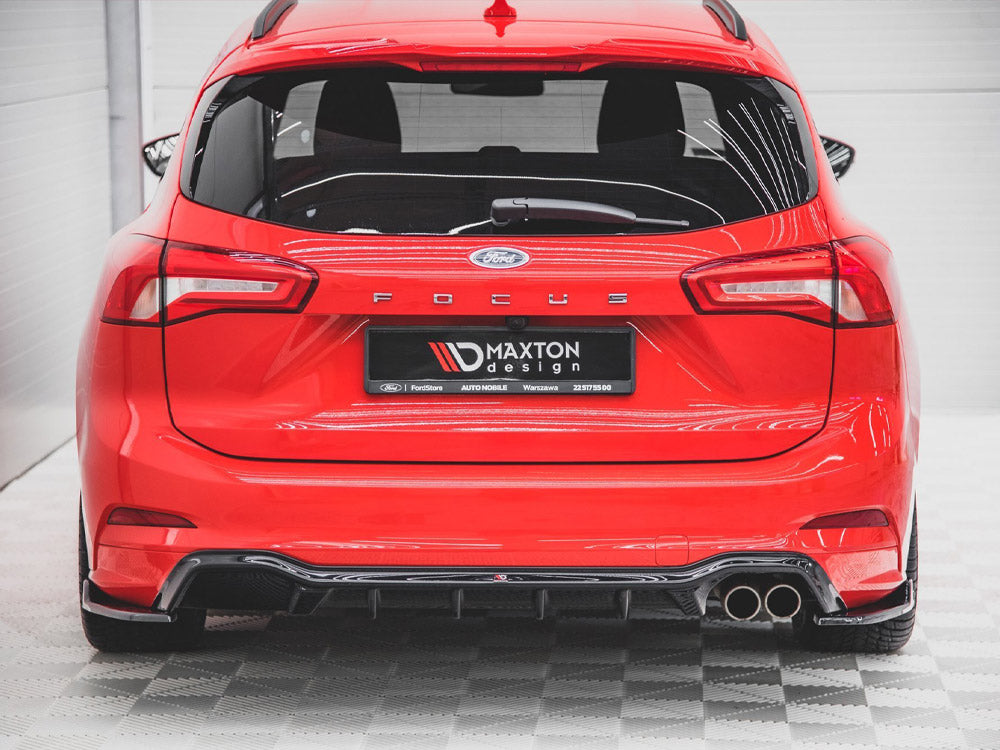 Rear Side Splitters V.4 (For Rear Valance V.1) compatible with Ford Focus ST-Line Estate Mk4