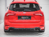 Rear Side Splitters V.4 (For Rear Valance V.1) compatible with Ford Focus ST-Line Estate Mk4