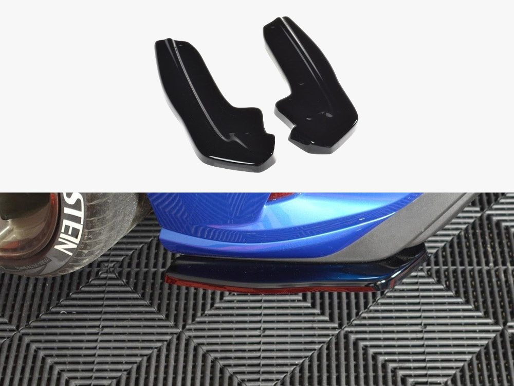 Rear Side Splitters V.1 compatible with Ford Focus ST-Line Mk4 - Textured