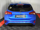Rear Side Splitters V.1 compatible with Ford Focus ST-Line Mk4 - Carbon Look