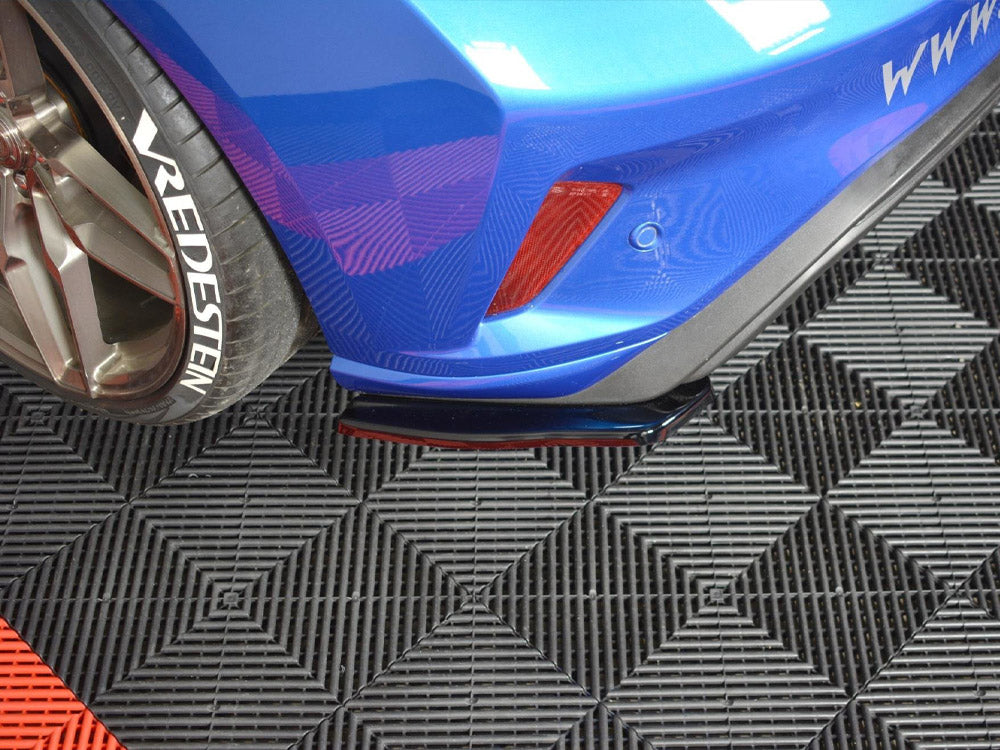 Rear Side Splitters V.1 compatible with Ford Focus ST-Line Mk4 - Textured