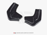 Rear Side Splitters V.2 compatible with Ford Focus ST-Line Mk4 - Carbon Look