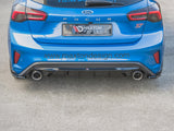 Rear Side Splitters compatible with Ford Focus Mk4 ST (2019-) - Carbon Look