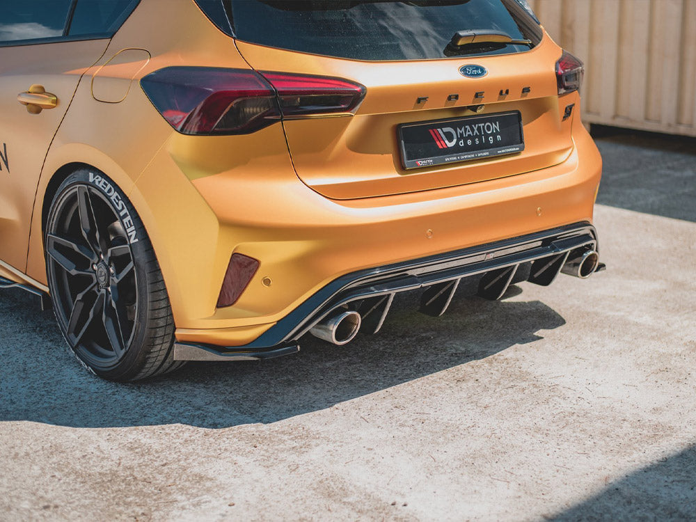 Rear Side Splitters V.3 (For Rear Valance V.3) compatible with Ford Focus Hatchback ST Mk4