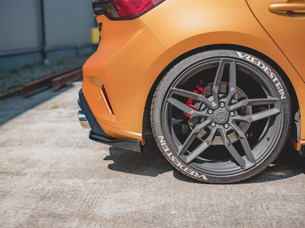 Rear Side Splitters V.3 (For Rear Valance V.3) compatible with Ford Focus Hatchback ST Mk4