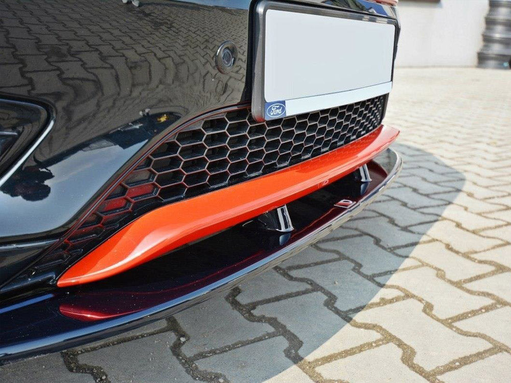 Front Splitter V.1 compatible with Ford Focus 3 ST-Line (Facelift) (2015-2018)