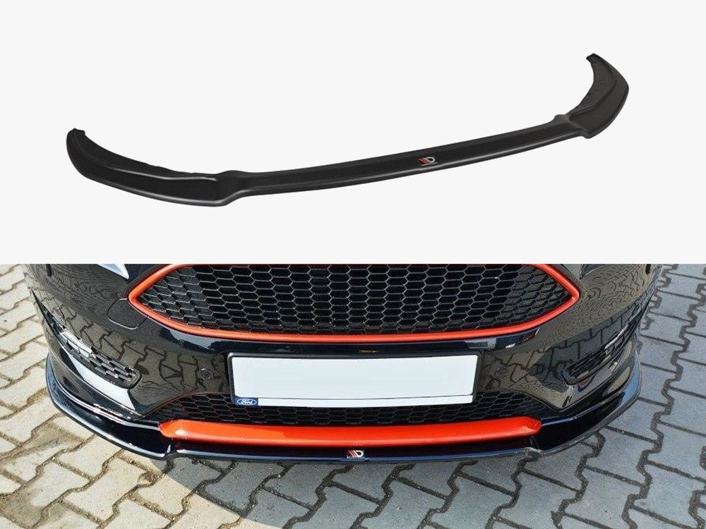 Front Splitter V.2 compatible with Ford Focus 3 ST-Line Facelift