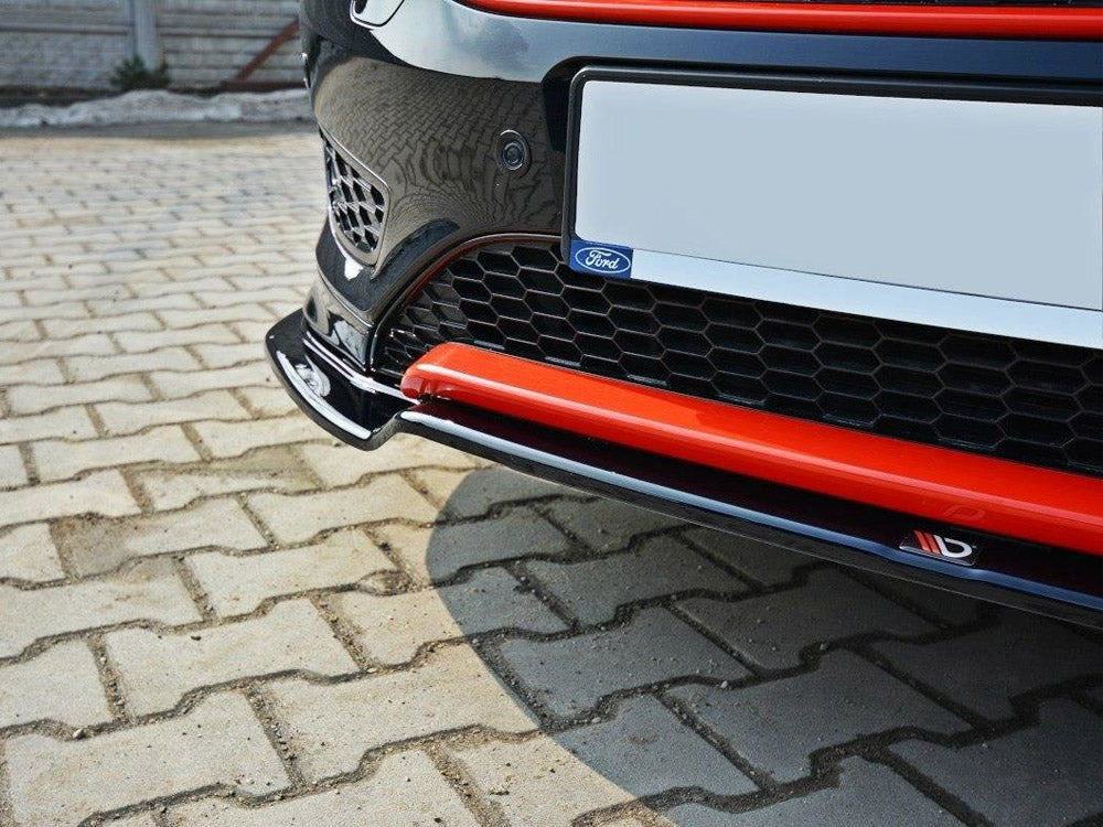 Front Splitter V.2 compatible with Ford Focus 3 ST-Line Facelift