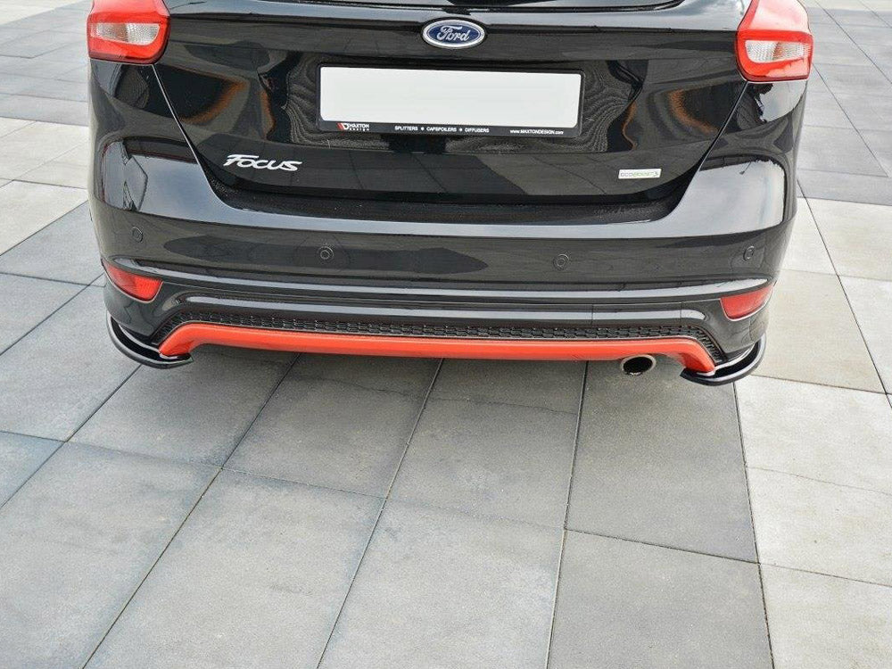 Rear Side Splitters Ford Focus MK3 St-line (Facelift) 2015-2018