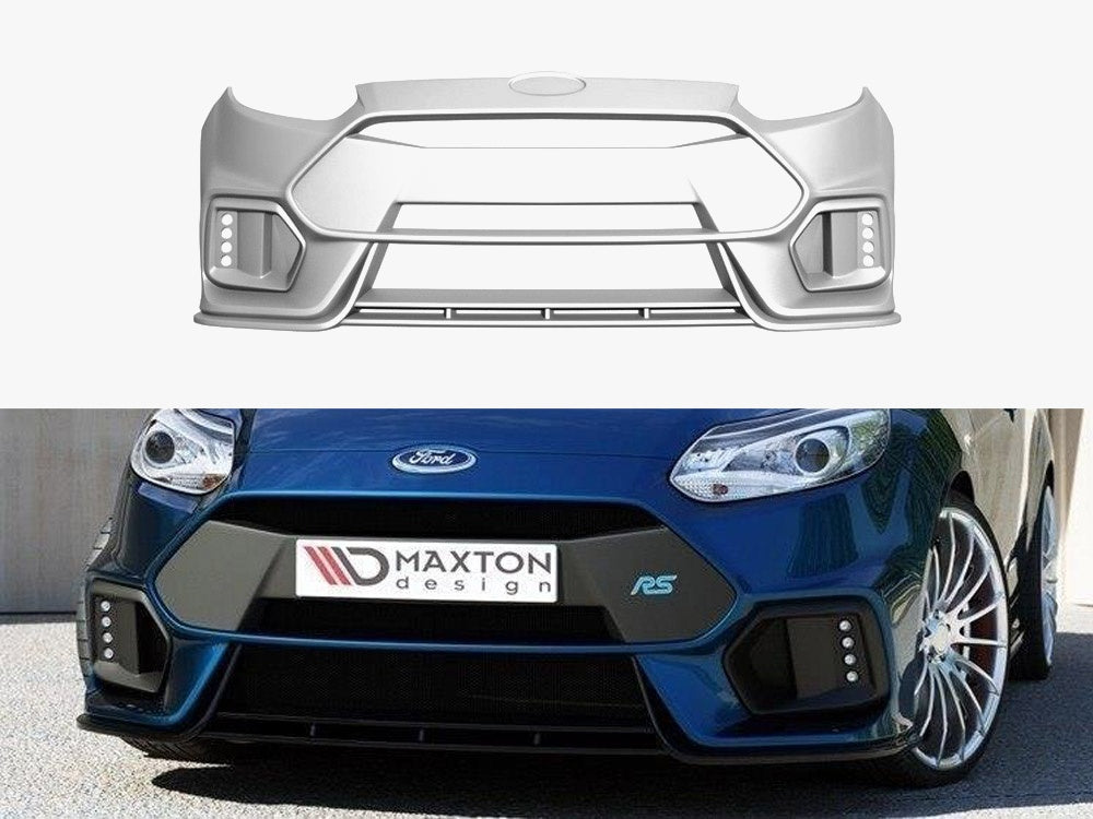 Front Bumper compatible with Ford Focus Mk3 Preface (Focus RS 2015 Look)