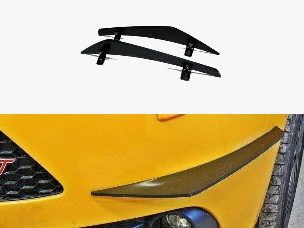 Front Bumper Wings (Canards) compatible with Ford Focus ST Mk3