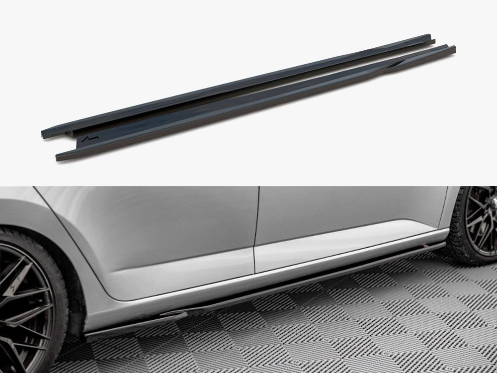 Side Skirts Diffusers compatible with Skoda Fabia Mk3 (2014-2019)