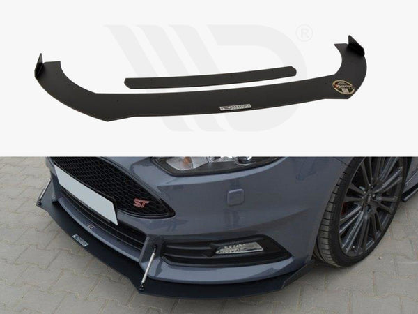 MAXTON DESIGN Front Racing Splitter V.2 Ford Focus 3 ST (Facelift)