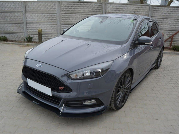 MAXTON DESIGN Front Racing Splitter V.2 Ford Focus 3 ST (Facelift)