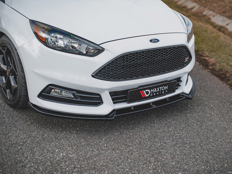 Front Splitter V4 Ford Focus ST MK3 Facelift (2015-2018)