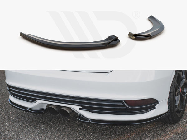 Rear Side Splitters V2 Ford Focus ST MK3 Facelift (2015-2018)