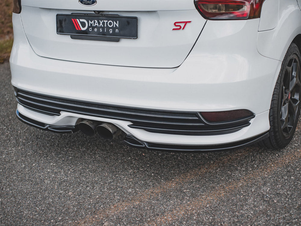Rear Side Splitters V2 Ford Focus ST MK3 Facelift (2015-2018)
