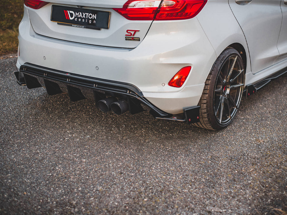 Rear Side Splitters V.4 + Flaps Ford Fiesta ST Mk8