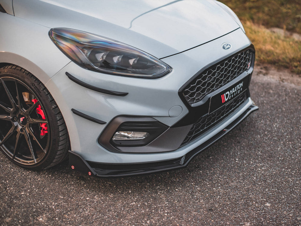 MAXTON DESIGN Front Bumper Wings (Canards) V.3 Ford Fiesta MK8 ST / St-line (2017-)