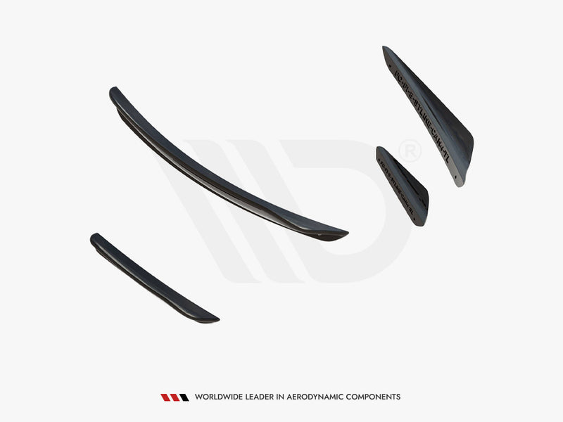 MAXTON DESIGN Front Bumper Wings (Canards) V.3 Ford Fiesta MK8 ST / St-line (2017-)