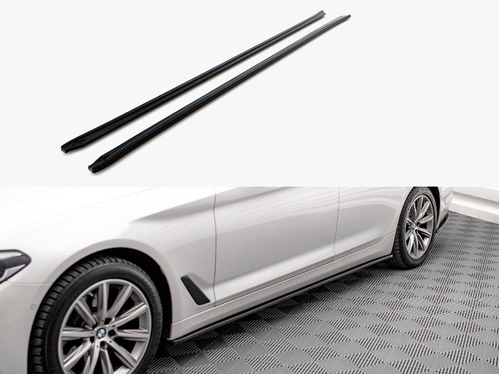 Side Skirts Diffusers compatible with BMW 5 G30 (2017-2020)