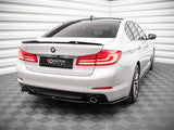 Central Rear Splitter compatible with BMW 5 Sedan G30
