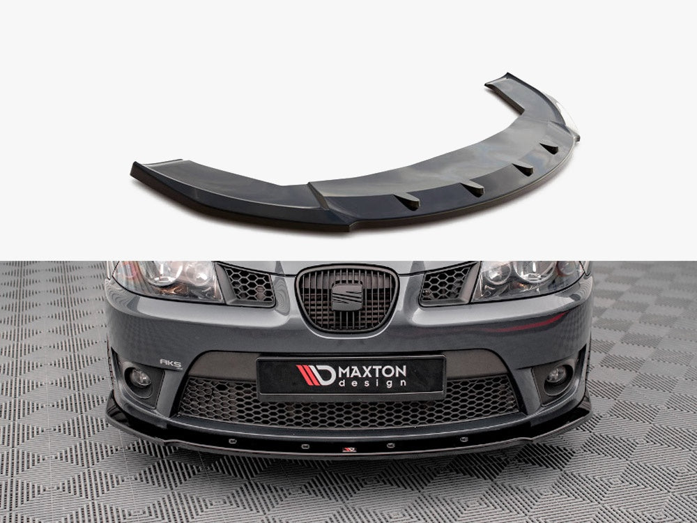 Front Splitter V.1 compatible with SEAT Ibiza Cupra Mk3 (2004-2008)
