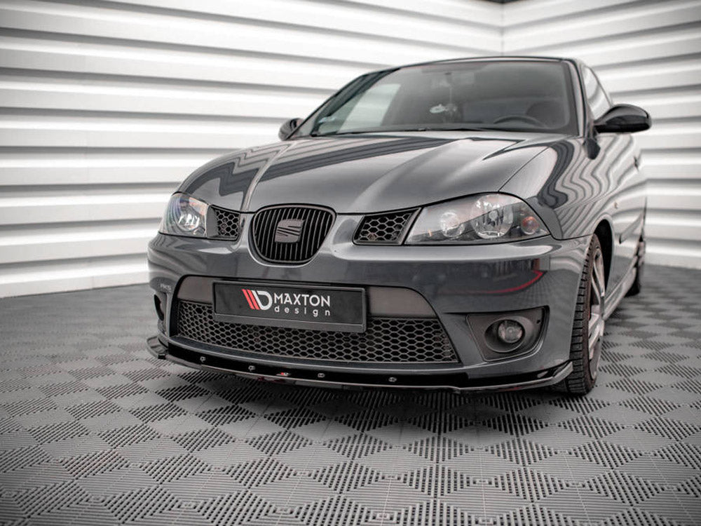 Front Splitter V.1 compatible with SEAT Ibiza Cupra Mk3 (2004-2008)