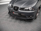 Front Splitter V.3 compatible with SEAT Ibiza Cupra Mk3 (2004-2008)