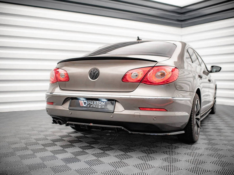 MAXTON DESIGN Central Rear Splitter (Vertical Bars) VW Passat CC (2008-2012)