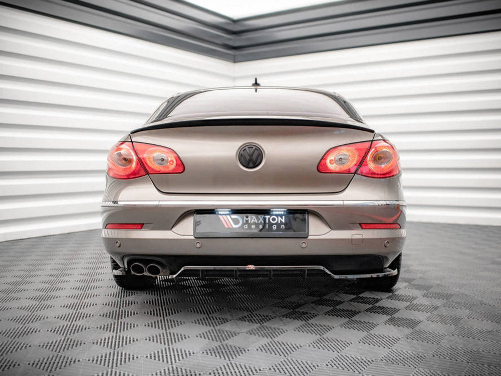 MAXTON DESIGN Central Rear Splitter (Vertical Bars) VW Passat CC (2008-2012)