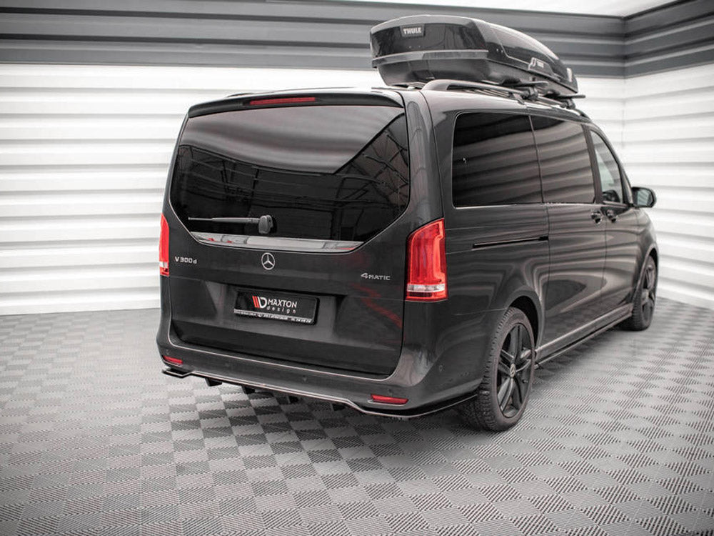 Rear Splitter (Vertical Bars) compatible with Mercedes V-Class AMG Line W447 Facelift