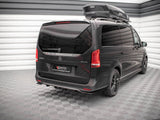 Rear Splitter (Vertical Bars) compatible with Mercedes V-Class AMG Line W447 Facelift