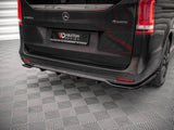 MAXTON DESIGN Central Rear Splitter (Vertical Bars) Mercedes V-class Amg-line W447 Facelift (2021-)