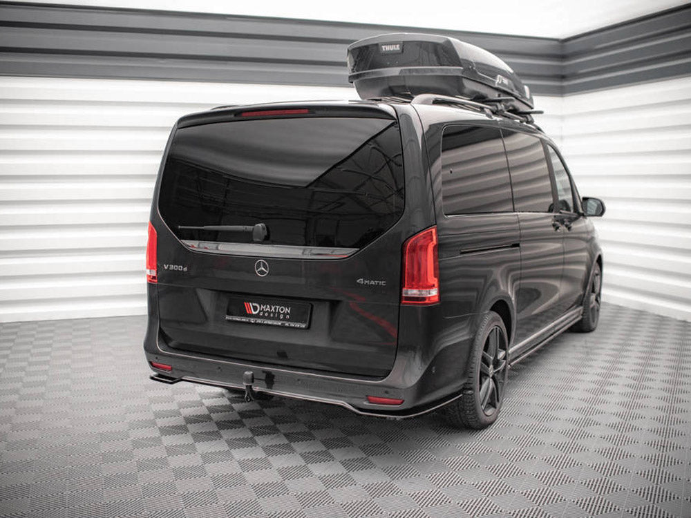 Rear Splitter (Vertical Bars) compatible with Mercedes V-Class AMG Line W447 Facelift