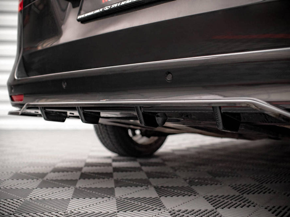 Rear Splitter (Vertical Bars) compatible with Mercedes V-Class AMG Line W447 Facelift