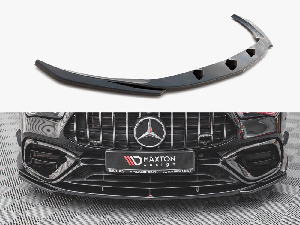 Front Splitter V.3 compatible with Mercedes-AMG CLA 45 Aero C118 / C118 Facelift
