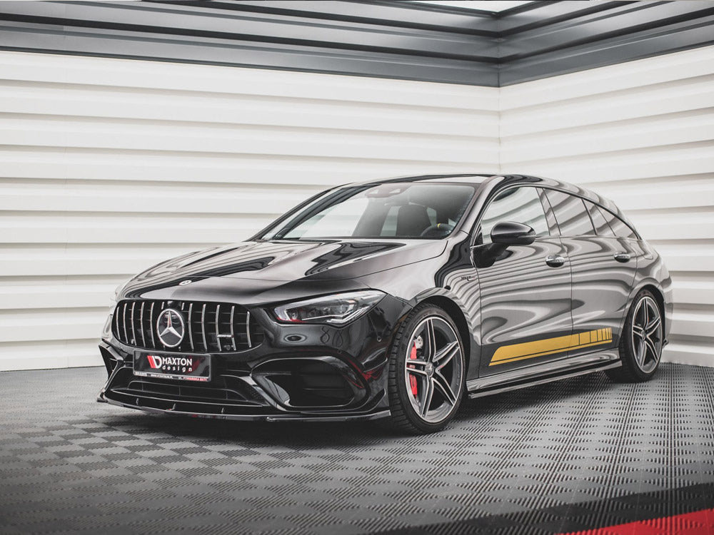 Front Splitter V.3 compatible with Mercedes-AMG CLA 45 Aero C118 / C118 Facelift