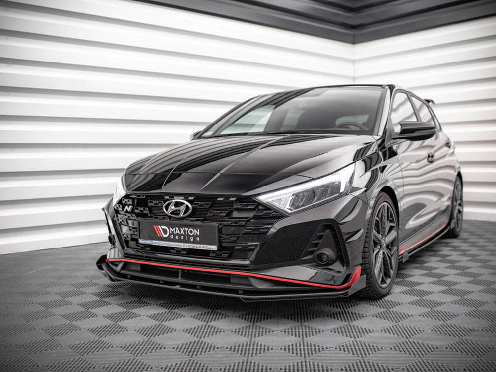 Street PRO Front Splitter V.1 (+flaps) Hyundai I20 N MK3 (2020-)
