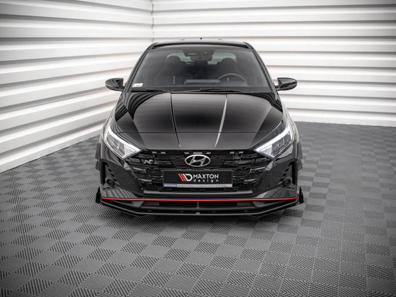 Street PRO Front Splitter V.1 (+flaps) Hyundai I20 N MK3 (2020-)